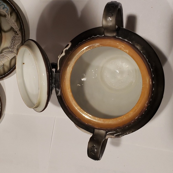 Demitasse Textured White Dragon Set - Picture 8 of 8